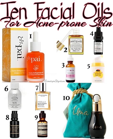 best face oils for acne prone skin